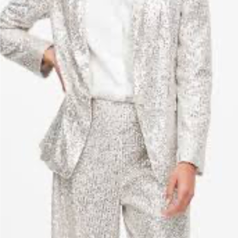 Sequin Suit - Silver
